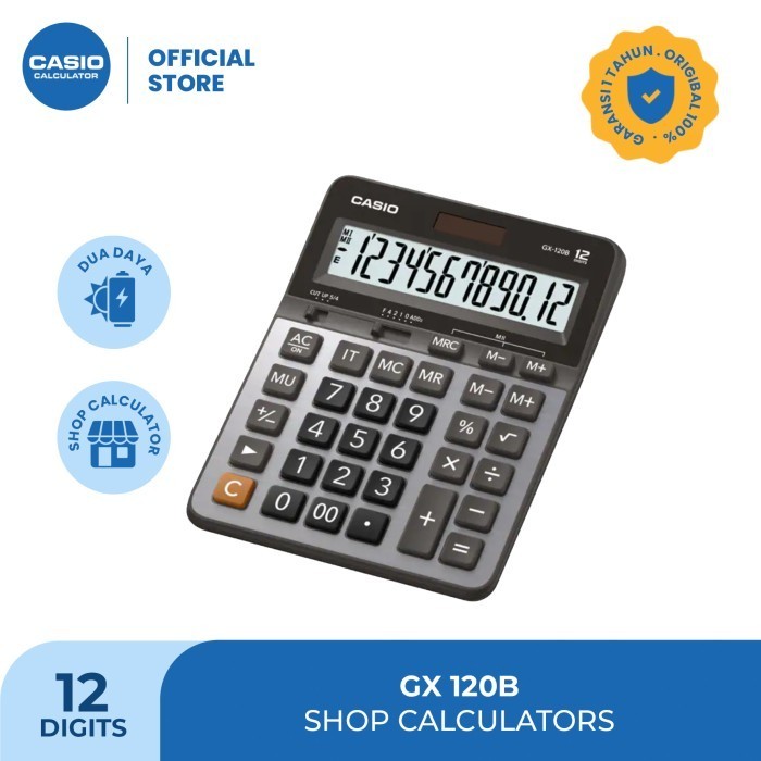 

CASIO OFFICE CALCULATOR GX-120B