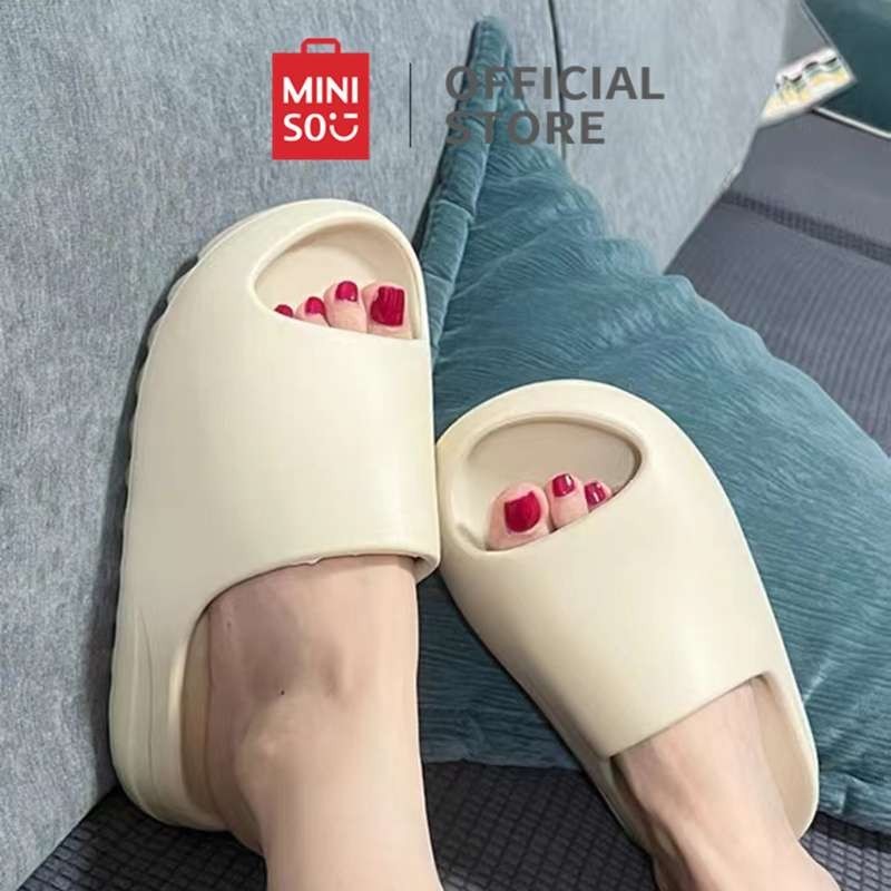 Sandal MINISO Classic Coconut Cushioned Thick Slippers Sandal Pria Miniso Sandal Wanita Miniso