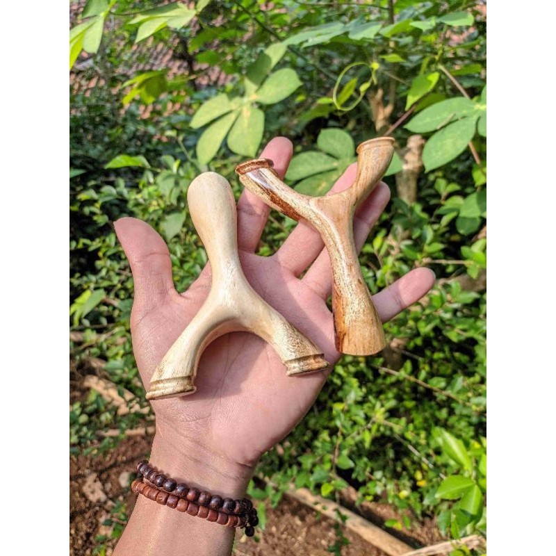 Ketapel Cagak asli Kayu Asem Jawa