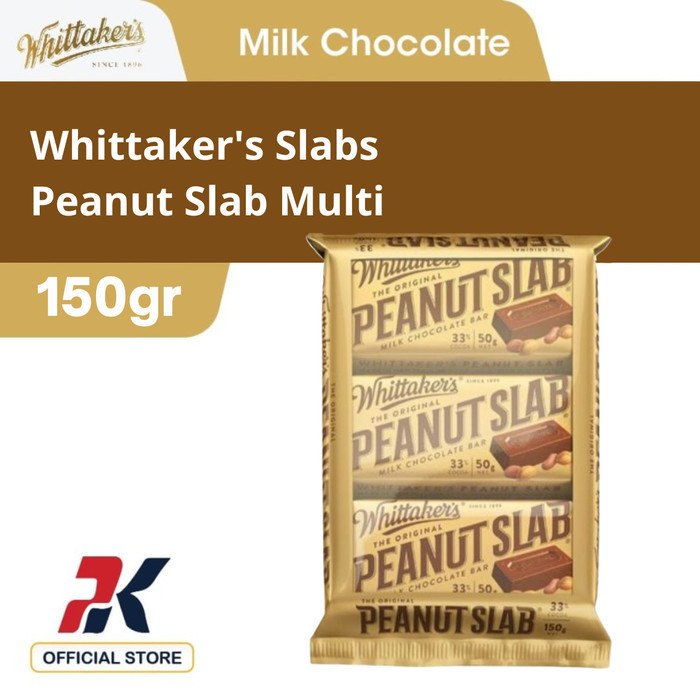 

Ready WHITTAKERS Slabs Peanut Slab Multi 150 g