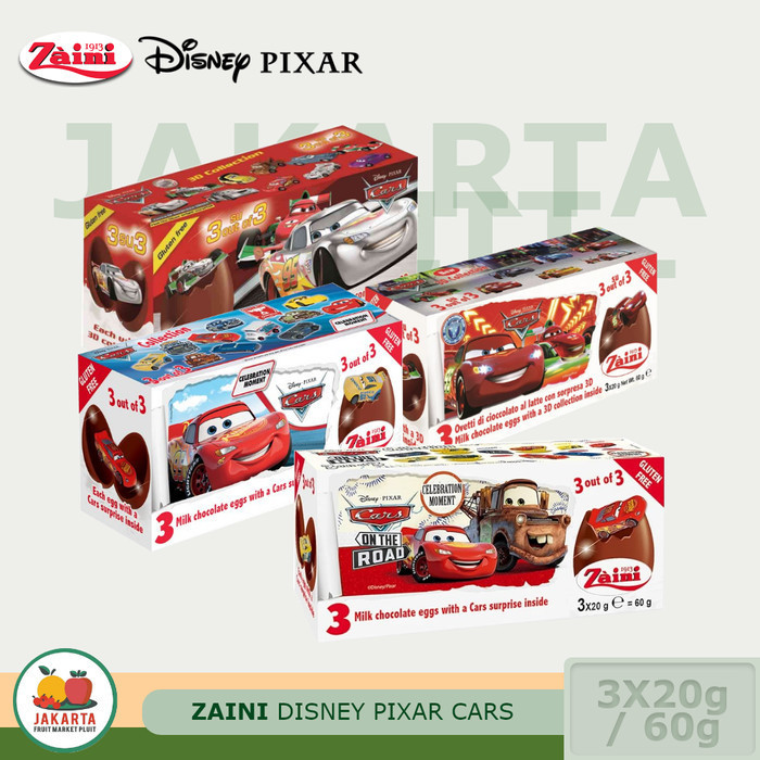 

Ready (COKELAT) ZAINI CHOCOLATE EGG DISNEY CARS3 60G