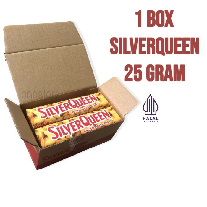 

Ready 1 Box Silverqueen Cashew 25 gram