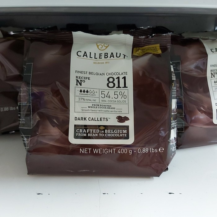 

Ready Callebaut Dark Coklat Couverture 54,5% - 811NV Choco Chip 400gr