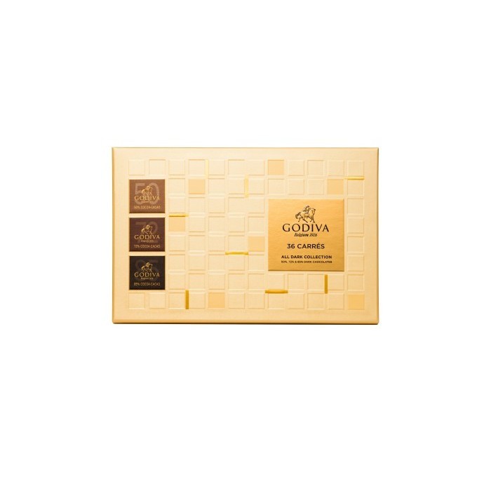 

Ready Godiva Carre Collection All Dark 36pcs