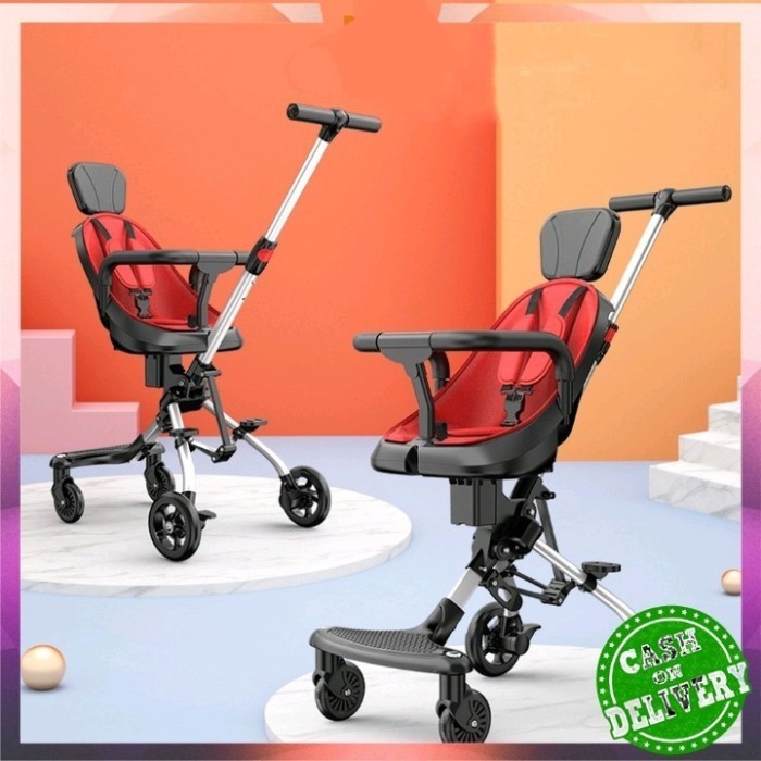 Magic Stroller Bayi Stroler Anak Kereta Bayi Dorong Roda 4
