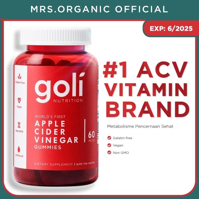 

Sale Goli Apple Cider Vinegar Gummies - Kolestrol Diabetes Diet Pencernaan