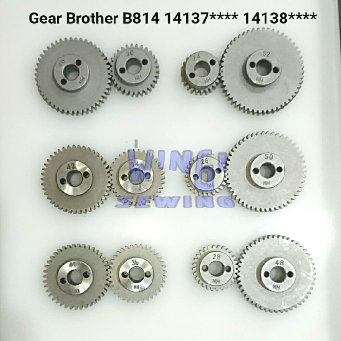 

Terlaris Gigi Gear Pengatur Kasar Halus Mesin Lubang Kancing Brother 814 SALE