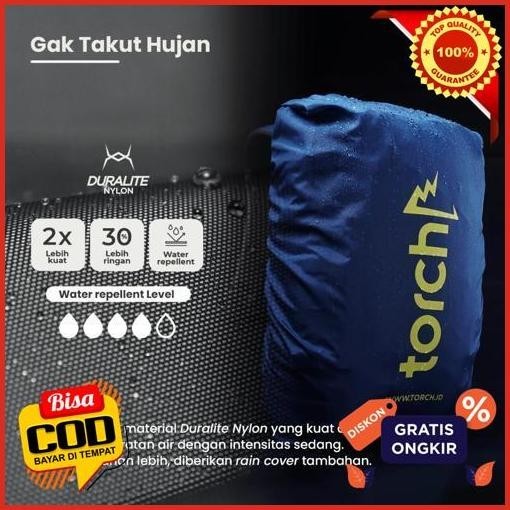 Flash Sale Torch Songhwa Tas Ransel Punggung Sekolah Kerja Travelling Laptop Pria Wanita Tahan Air 1