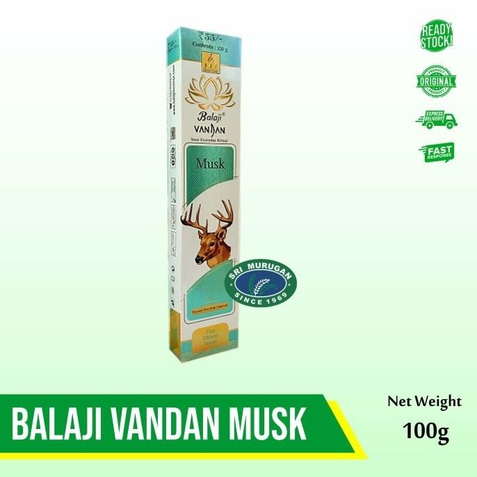 

BALAJI VANDAN MUSK INCENSE STICK 100 GM
