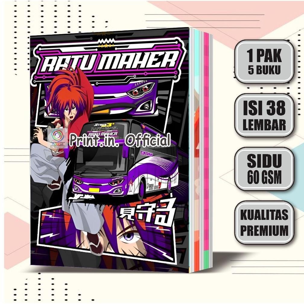

Premium Buku Tulis Custom Part 2 Bus Mania 38 Lembar / Buku Tulis Sekolah BisaCod