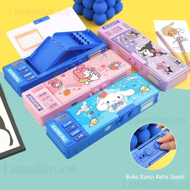 

Murah Password Kuromi Sandi Kotak Pensil Tempat Pensil Boneka Lucu Berkapasitas Besar Tempat Pensil Lapis Ganda Multifungsi Rautan Pensil Tempat Pensil Berkapasitas Besar Promo