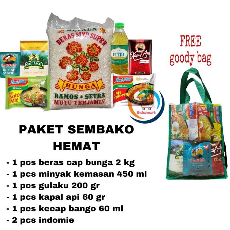

Berkualitas Paket Sembako Murah / Hampers Pengajian / Santunan / Syukuran Gratis Ongkir