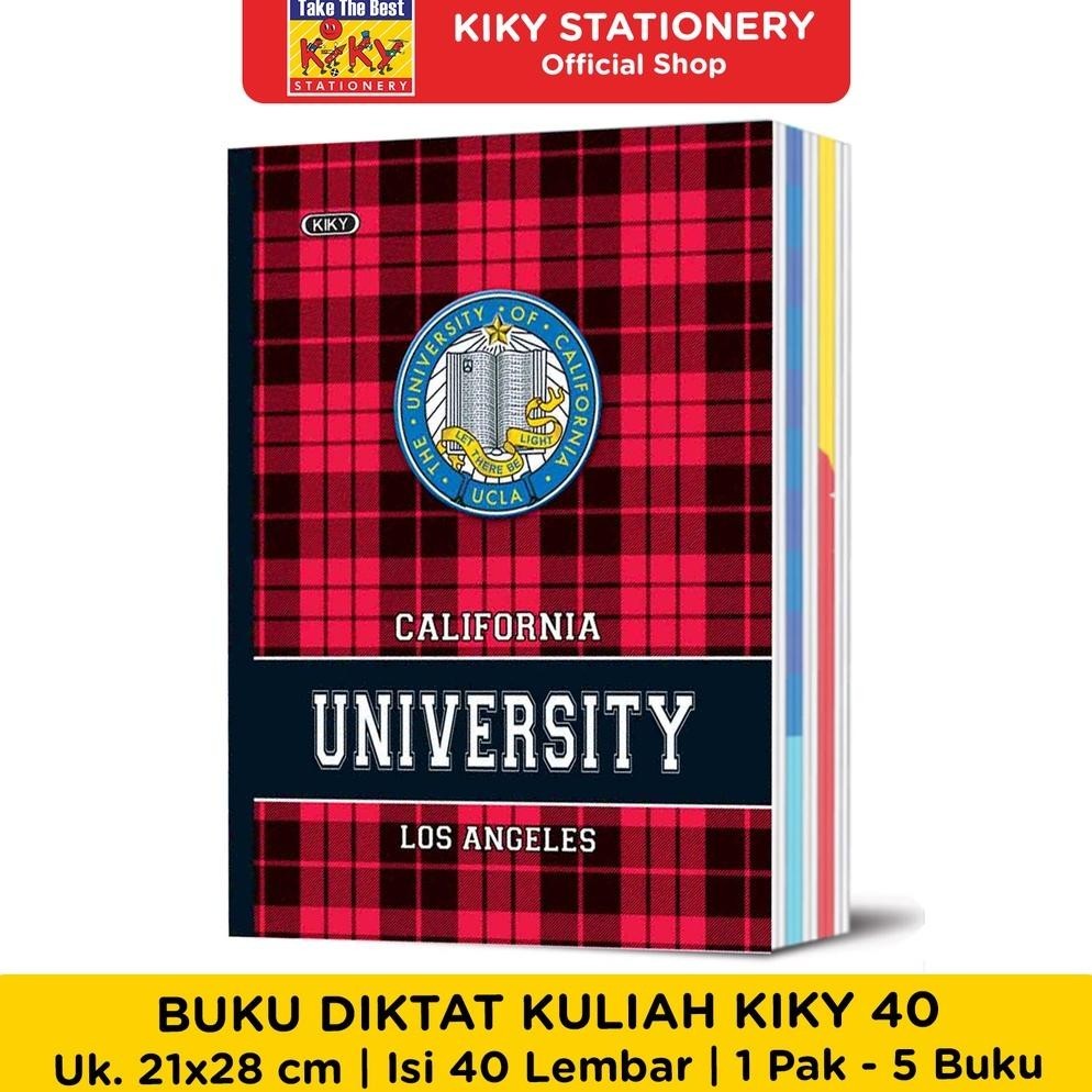 

Premium Kiky Buku Diktat Kuliah 40 Lembar Uk. 21 X 28 Cm - 5 Buku Cod