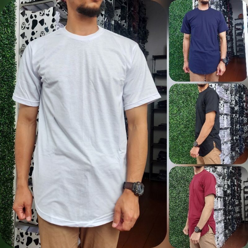 Kaos kurta pria polos lengan pendek kaos kurta oblong lengan pendek