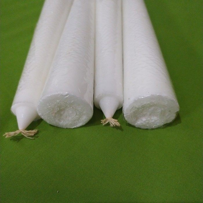 SALE LILIN JUMBO PUTIH ISI 4PC / LILIN PUTIH JUMBO