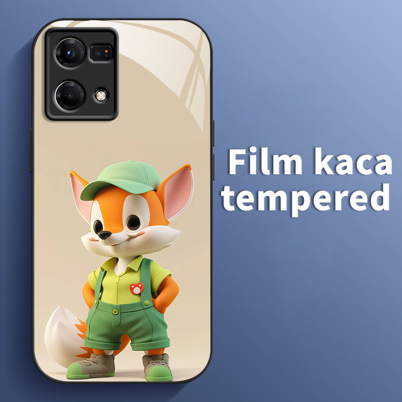 Casing Hp Untuk OPPO Reno 7 4G Reno 8 4G Reno 8T 4G Case Casing cermin Softcase Hp Silikon kasing pe