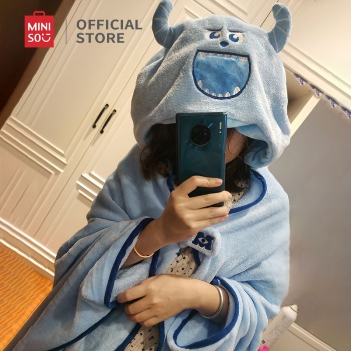 Hot Produk Miniso Selimut Dengan Topi Lotso Blanket With Hat Toy Story