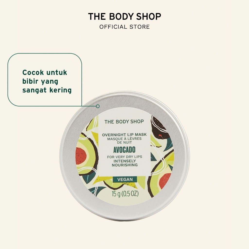 The Body Shop Avocado Lip Mask 15gr