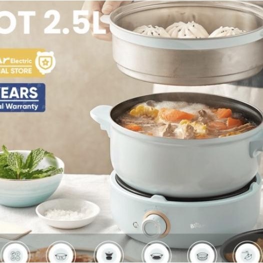 Bear 3In1 Electric Pot 2,5 L / Panci Elektrik