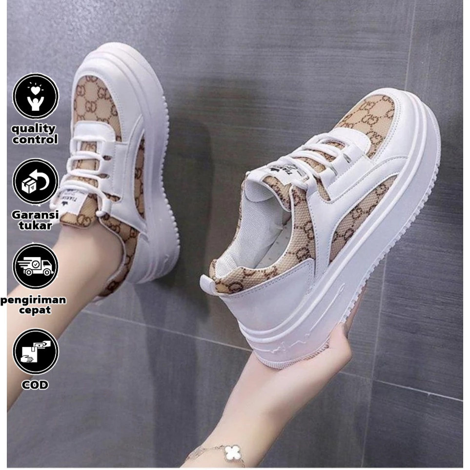 Sepatu Wanita Perempuan Sneakres Ukur 34 35 36 37 38 39 40 Dewasa Kuat Sapatu Kasual Remaja Sneakers