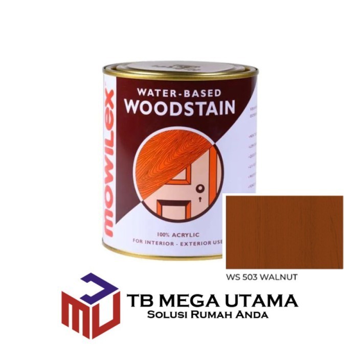 Mowilex Woodstain Ws-503 Walnut 1 Kg Cat Plitur Politur Kayu