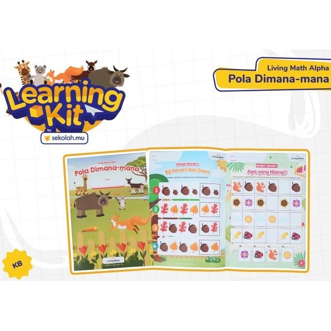 Living Math Alpha : Pola Dimana Mana (Ada Apa di Taman)