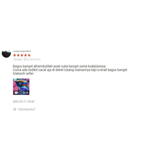 Mainan Kuda Kudaan Unicorn Anak, Mainan Loncat Kuda Karet Anak Unicorn - Sarpedon