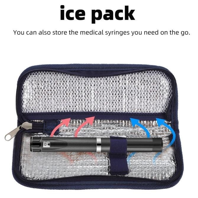 Insulin Cooler Bag / Tas Insulin / Portable Pendingin Insulin