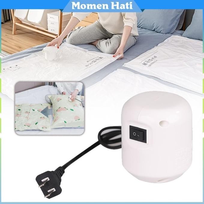 Pompa Angin Listrik / Pompa Vakum Pakaian / Vacum Bag Travel Pump