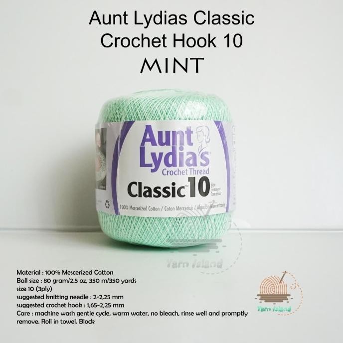 Benang Rajut Aunt Lydia Mint
