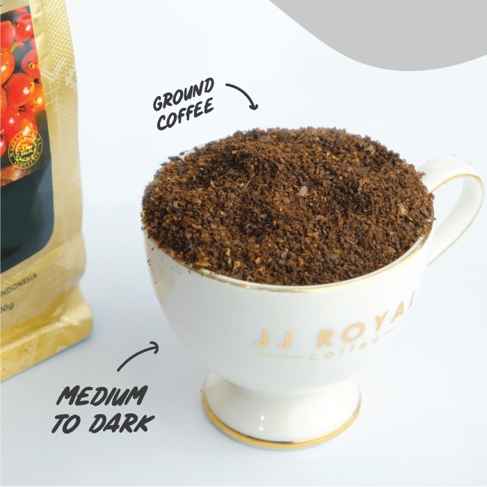 

Jj Royal Coffee Bali Arabica Ground (Kopi Bubuk) Bag 200Gr