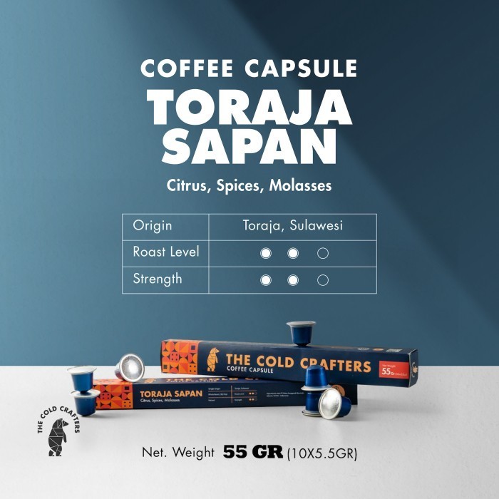 

Coffee Capsule / Kapsul Kopi - Toraja Sapan Nespresso Compatible