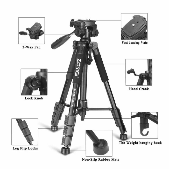 Tripod Kamera Camera Canon Nikon Sony Dll