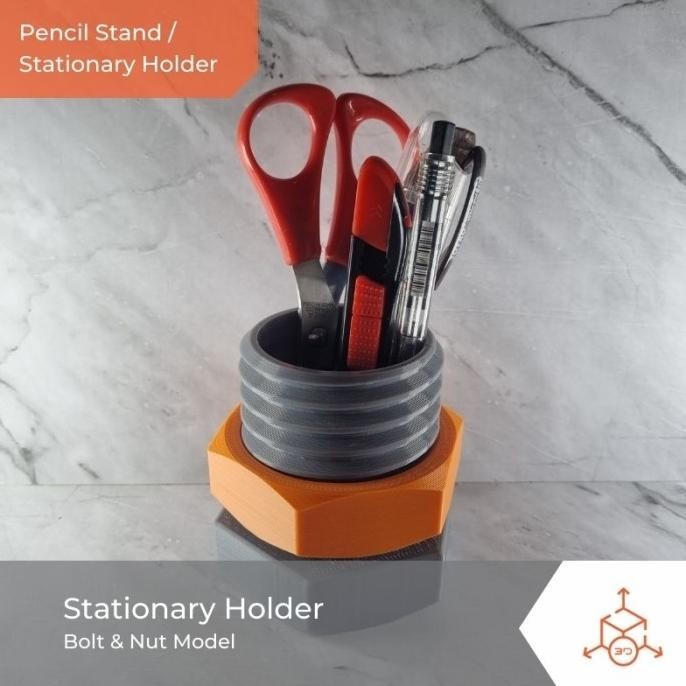 

Bolt & Nut Stationary Holder | Pencil Holder | Desk Organizer