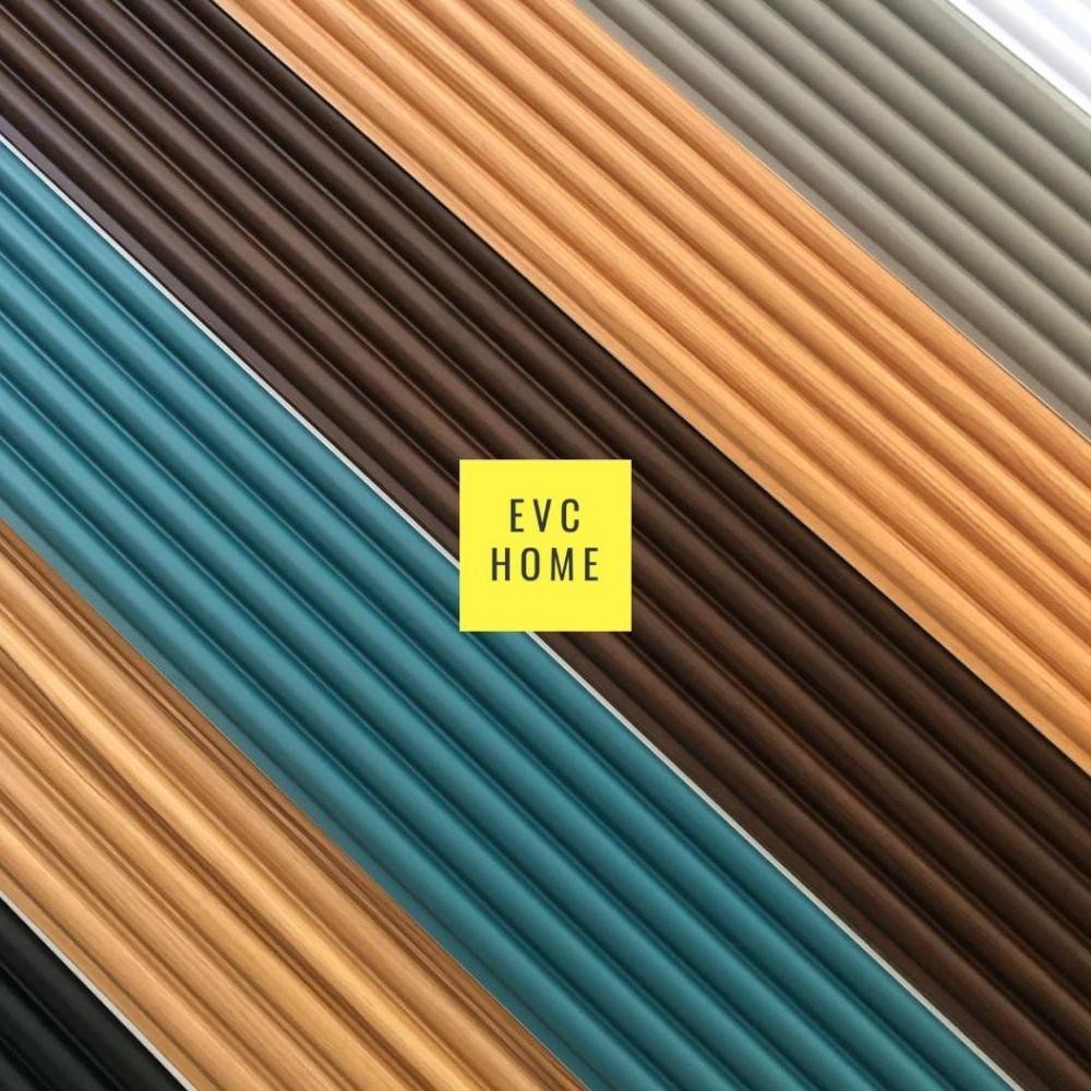 As23 EVCHOME WPC WOOD PANEL CIRCULAR/ FLUTED WALLPANEL/ DEKORASI DINDING MODEL BULAT Murah