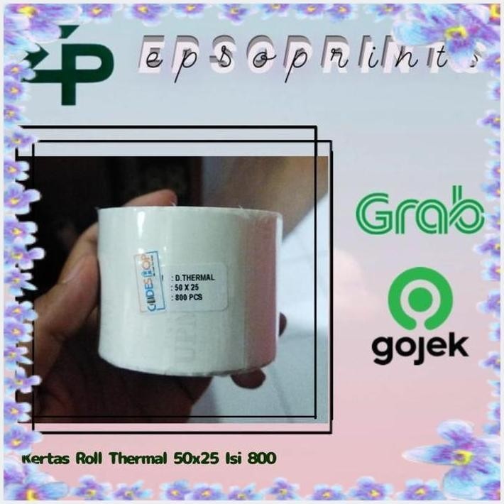 

[EPS] KERTAS ROLL THERMAL 50X25 ISI 800