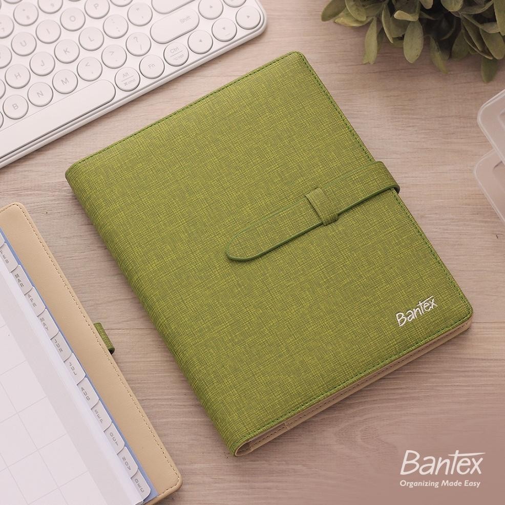 

BACK TO SCHOOL BUKU AGENDA PLANNER COVER KULIT LIME LEATHER DIARY BANTEX - 7492 65