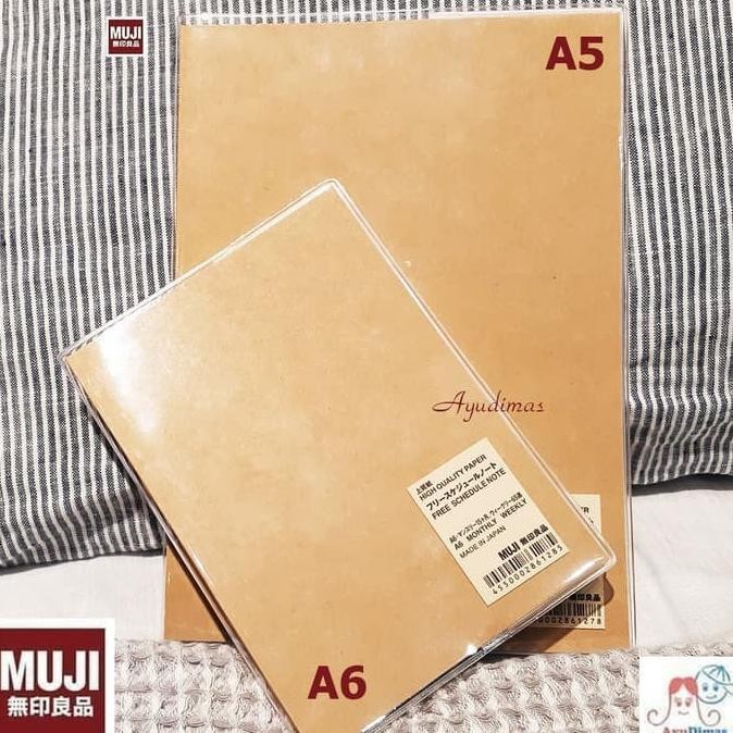 

BACK TO SCHOOL MUJI FREE SCHEDULE NOTE / PLANNER NOTEBOOK / NOTE BOOK / AGENDA /DIARY