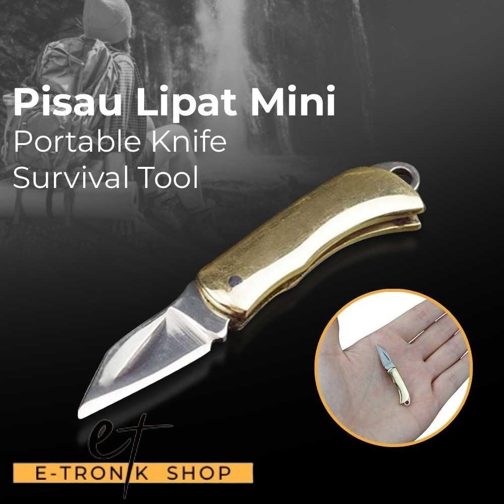 ETRONIK FervorFOX Pisau Lipat Mini Portable Knife Survival Tool EDC - PMT5