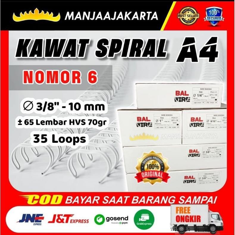 

BACK TO SCHOOL SPIRAL KAWAT A4 3/8 PUTIH KAWAT SPIRAL 3 PER 8 RING KAWAT NOMOR 6 SPIRAL KAWAT JILID BUKU RING KAWAT JILID KALENDER MEJA JILID KALENDER DUDUK MURAH