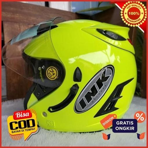 Extra (Cod) Helm Ink Double Visor Sni Pria Wanita Keren Jaminan Mutu