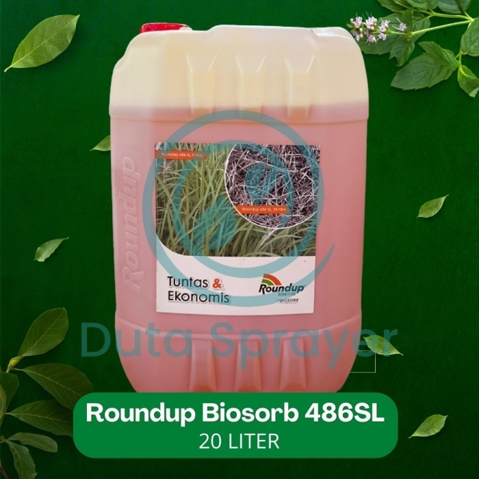 EKSLUSIF ROUNDUP 486 SL 20 liter Herbisida Pembasmi Rumput 20 liter