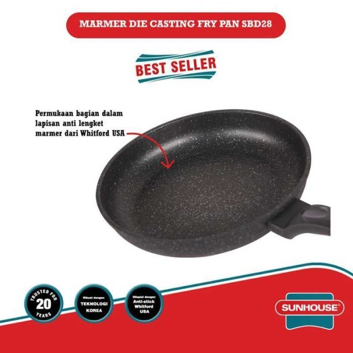 Frypan / Wajan Sunhouse Anti Lengket