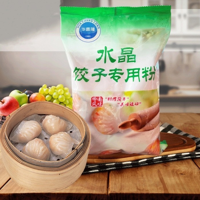 

Tepung Kulit Hakau Crystal Dim Sum Flavor Suikiaw Skin Pangsit