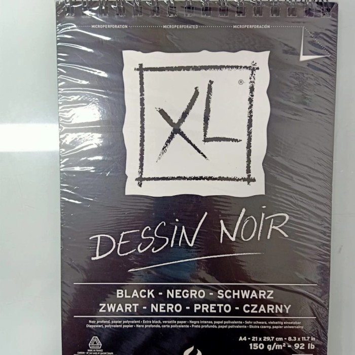 

Canson XL Dessin Noir A4 150gr 40 Lembar