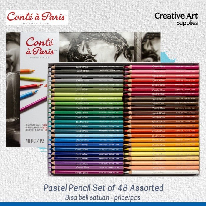 

Pastel Pencil Color Cont a Paris pensil 48 warna