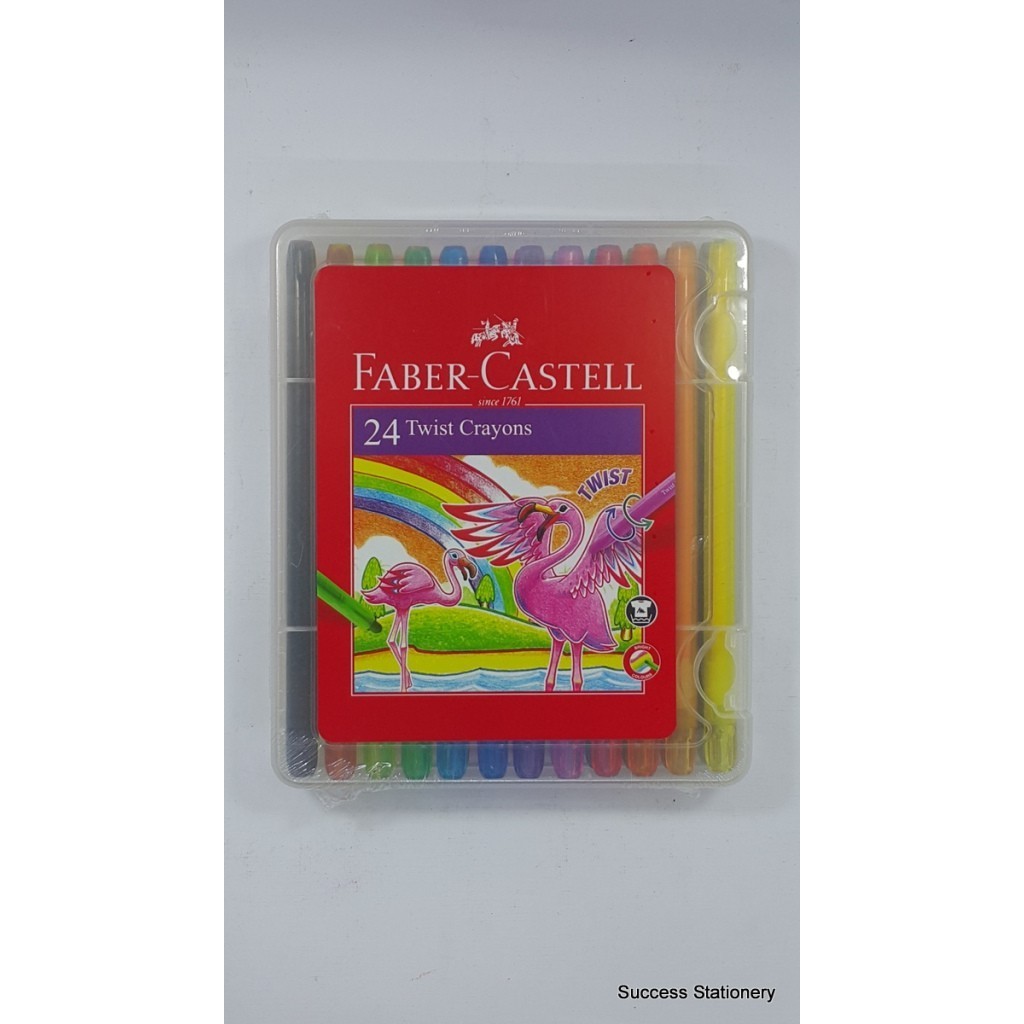 

FABER CRAYON TWIST 24 WARNA 520624