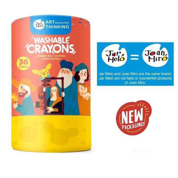 

Joan Miro Washable Crayon 36 color Krayon set anak