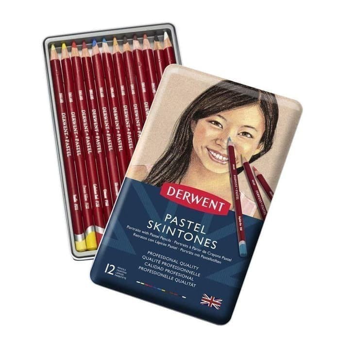 

derwent pastel skintone 12clr