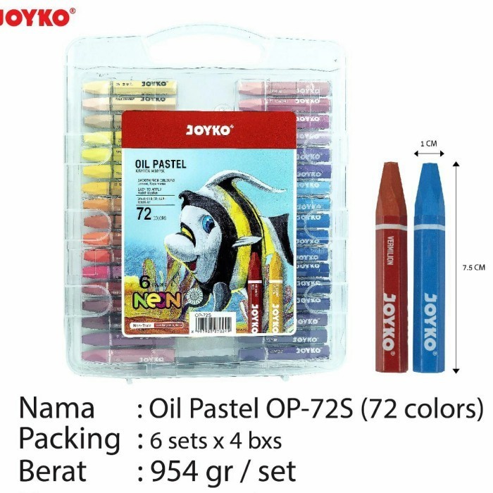 

OIL PASTEL 72 CRAYON KRAYON